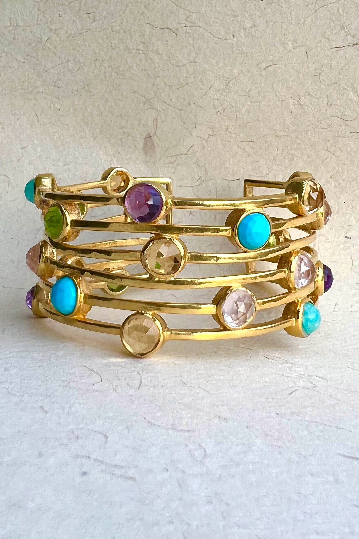 Multi Stone Studded Bangle 