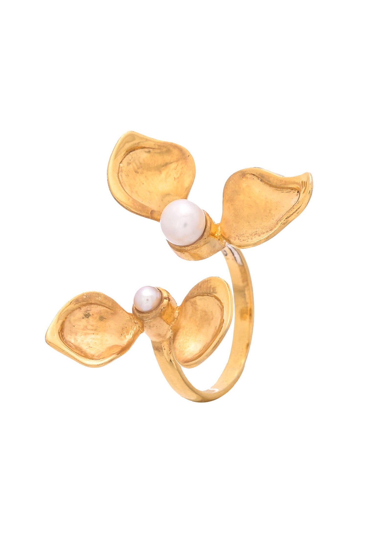 Pahi Pearl Embellished Ring 