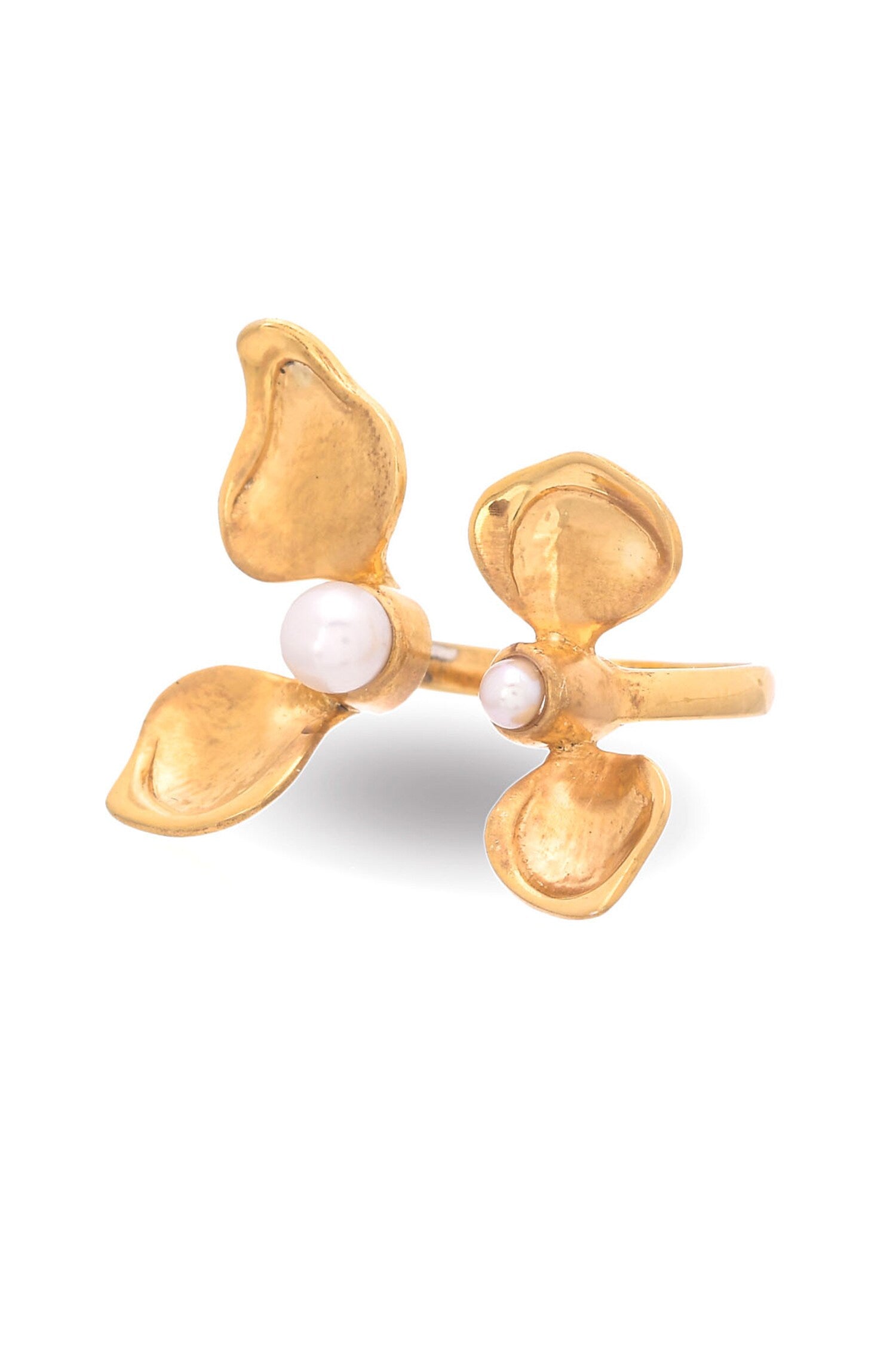 Pahi Pearl Embellished Ring 