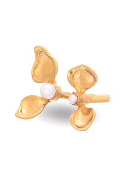 Pahi Pearl Embellished Ring 