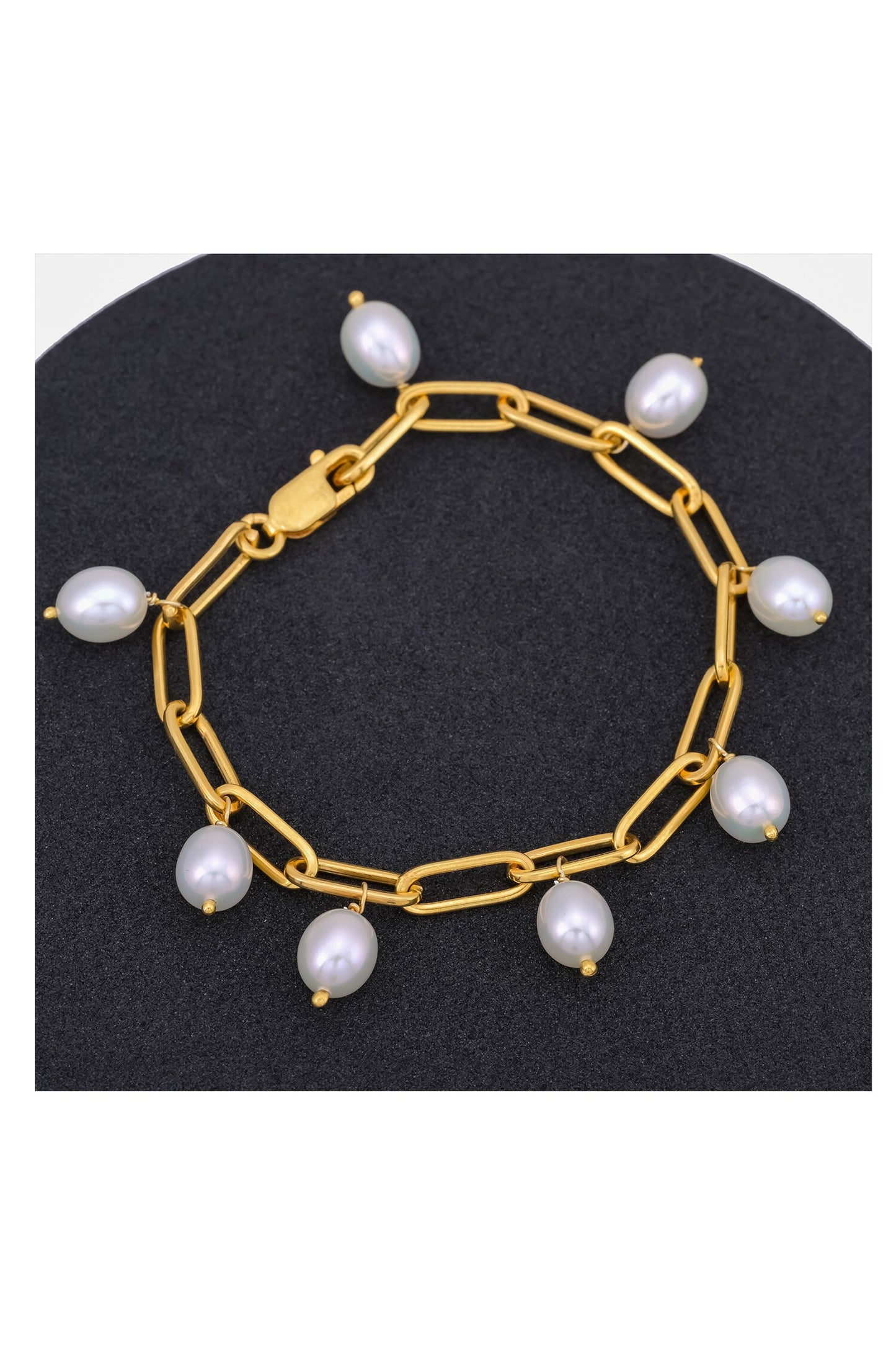 Pearl Charm Bracelet 