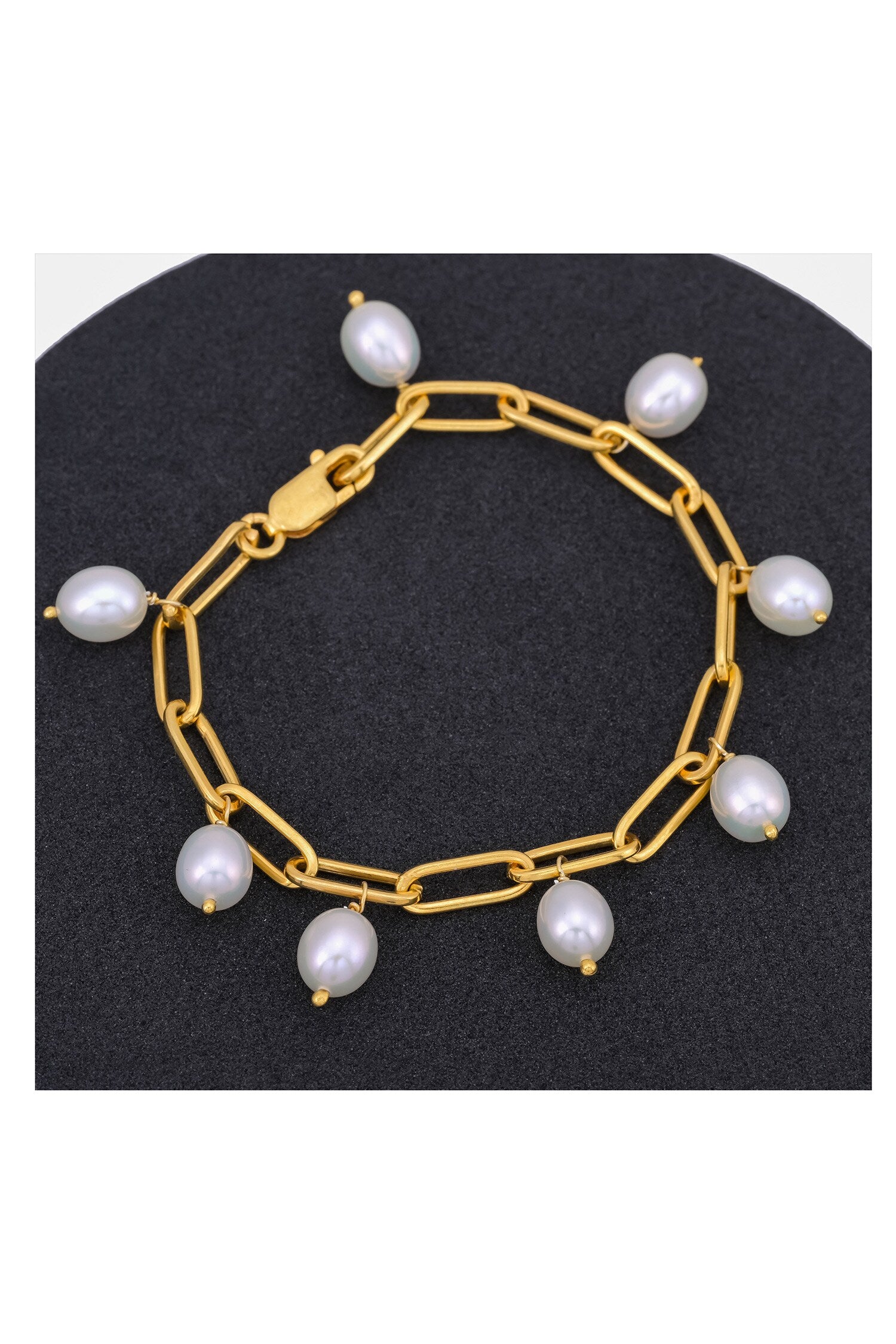 Pearl Charm Bracelet 