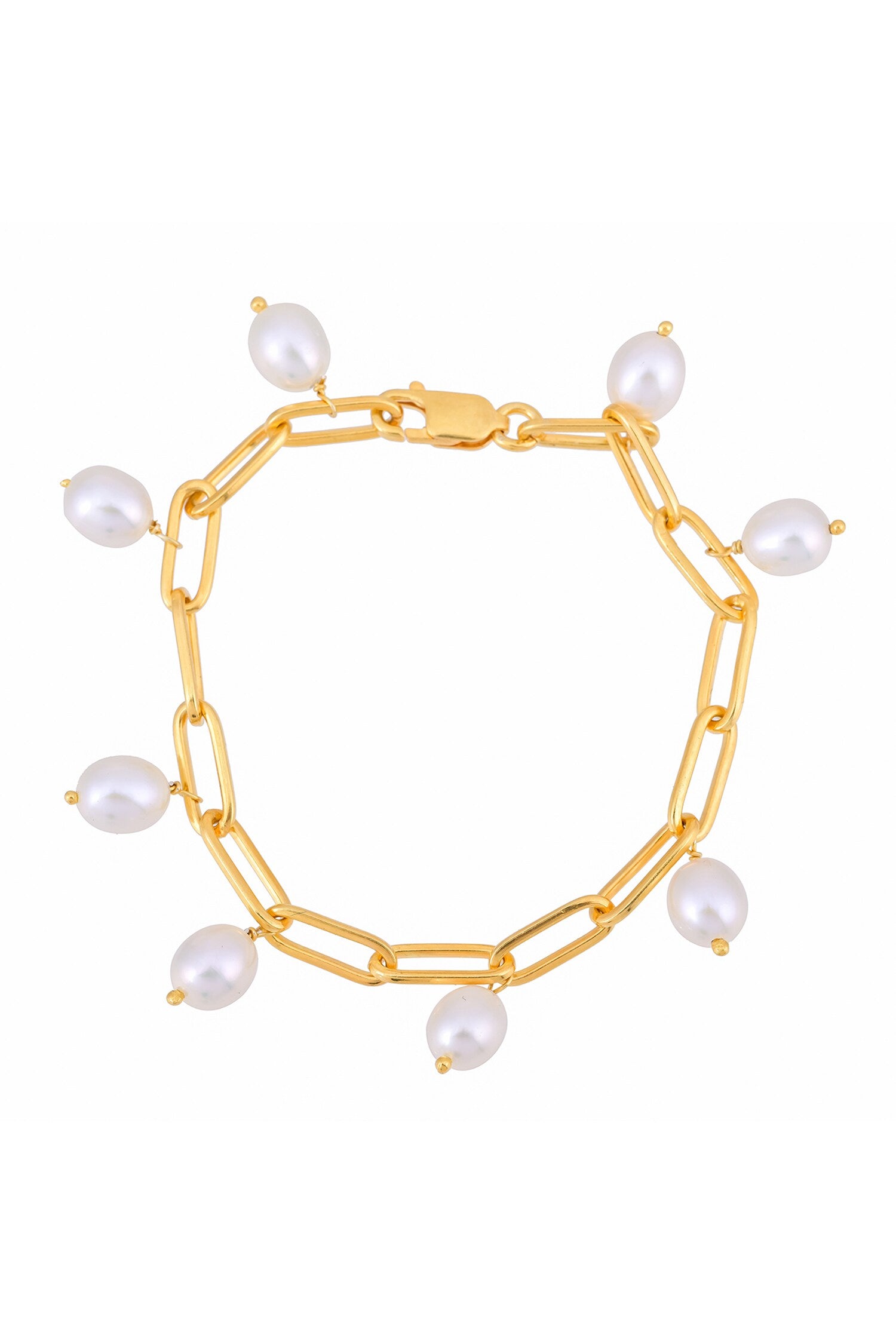Pearl Charm Bracelet 