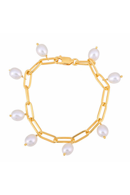 Pearl Charm Bracelet 