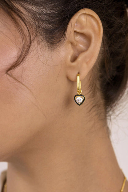 Heavenly Heart Drop Earrings 
