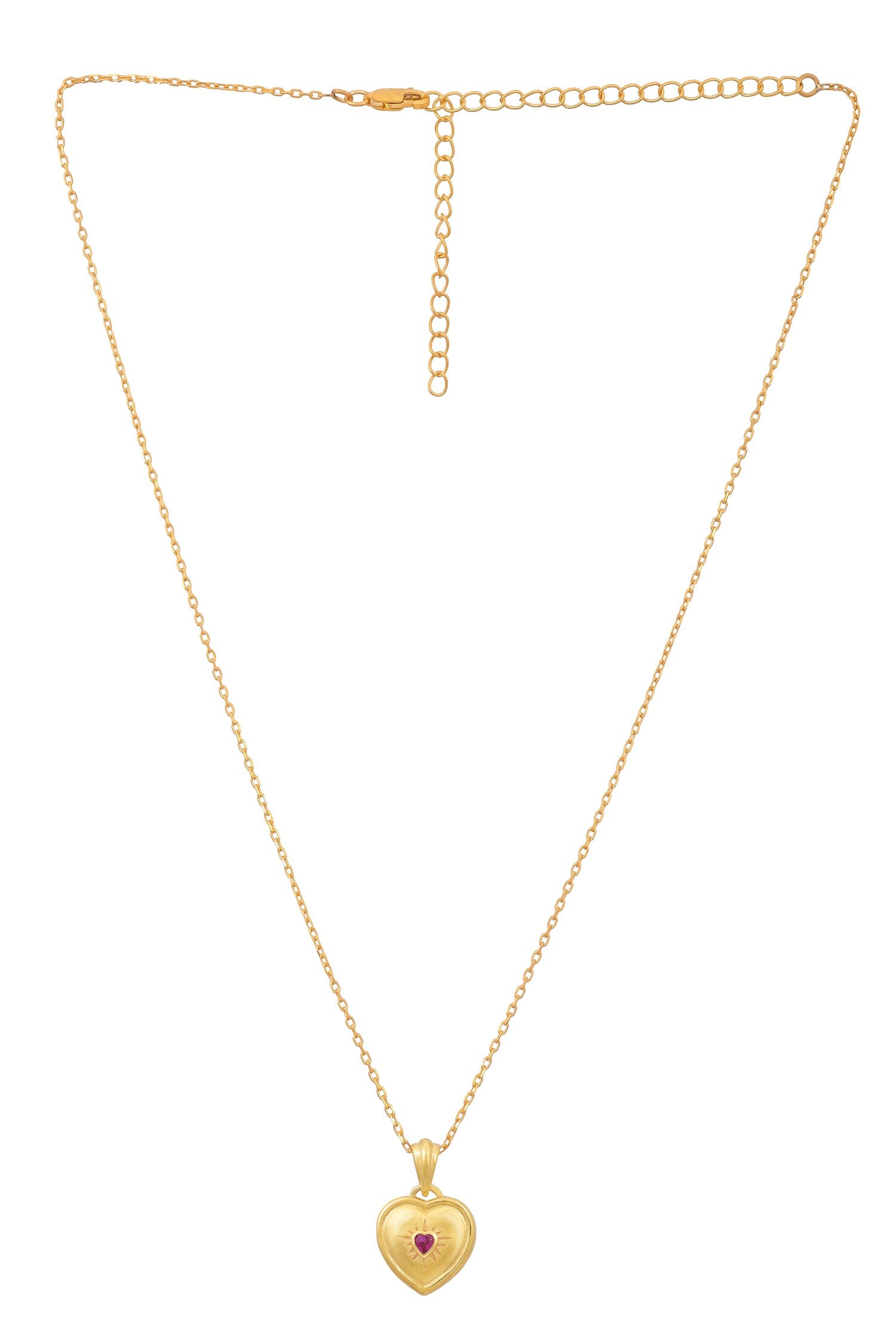 Sparkle Heart Pendant Necklace 