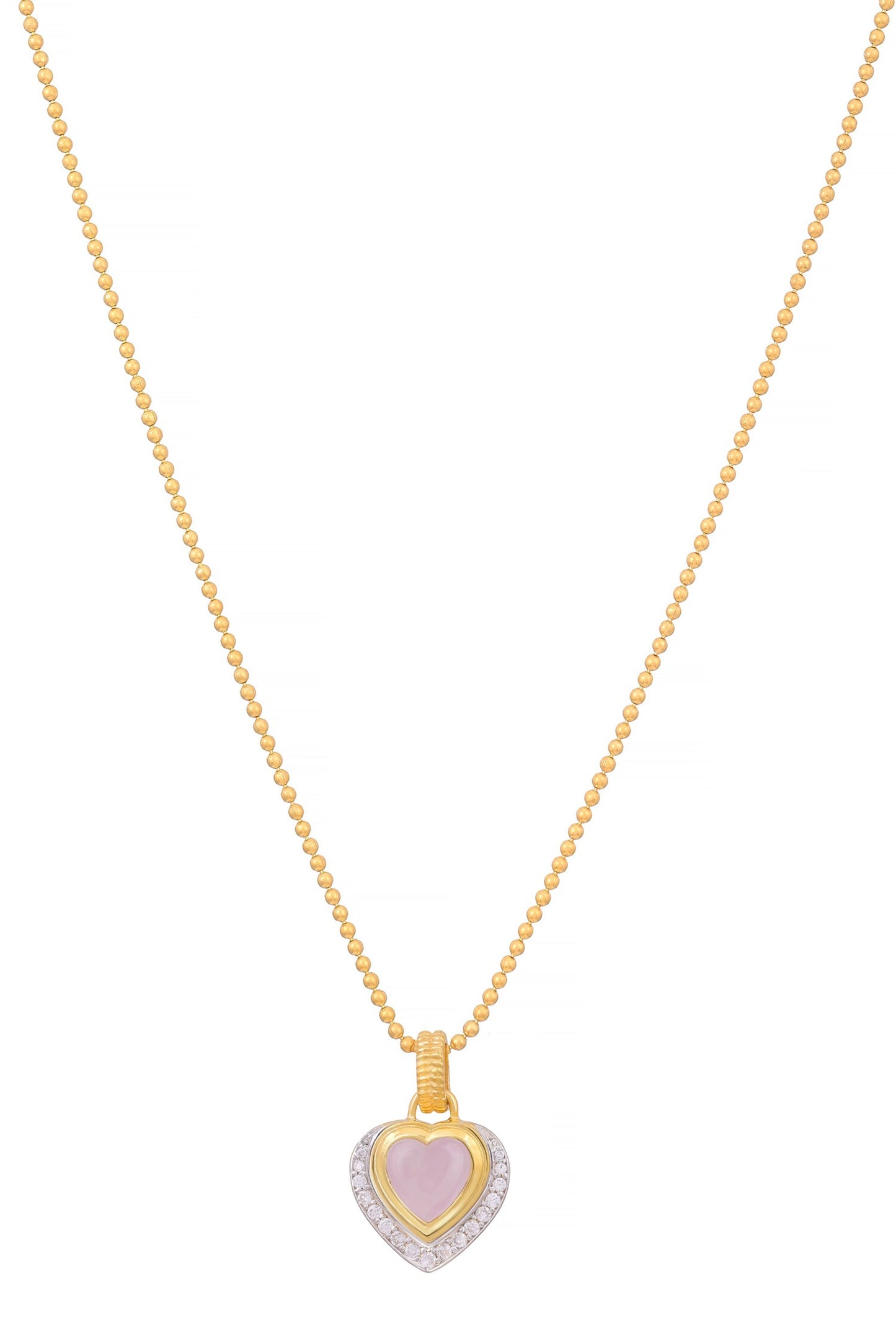 Serenity Heart Shaped Pendant Necklace 