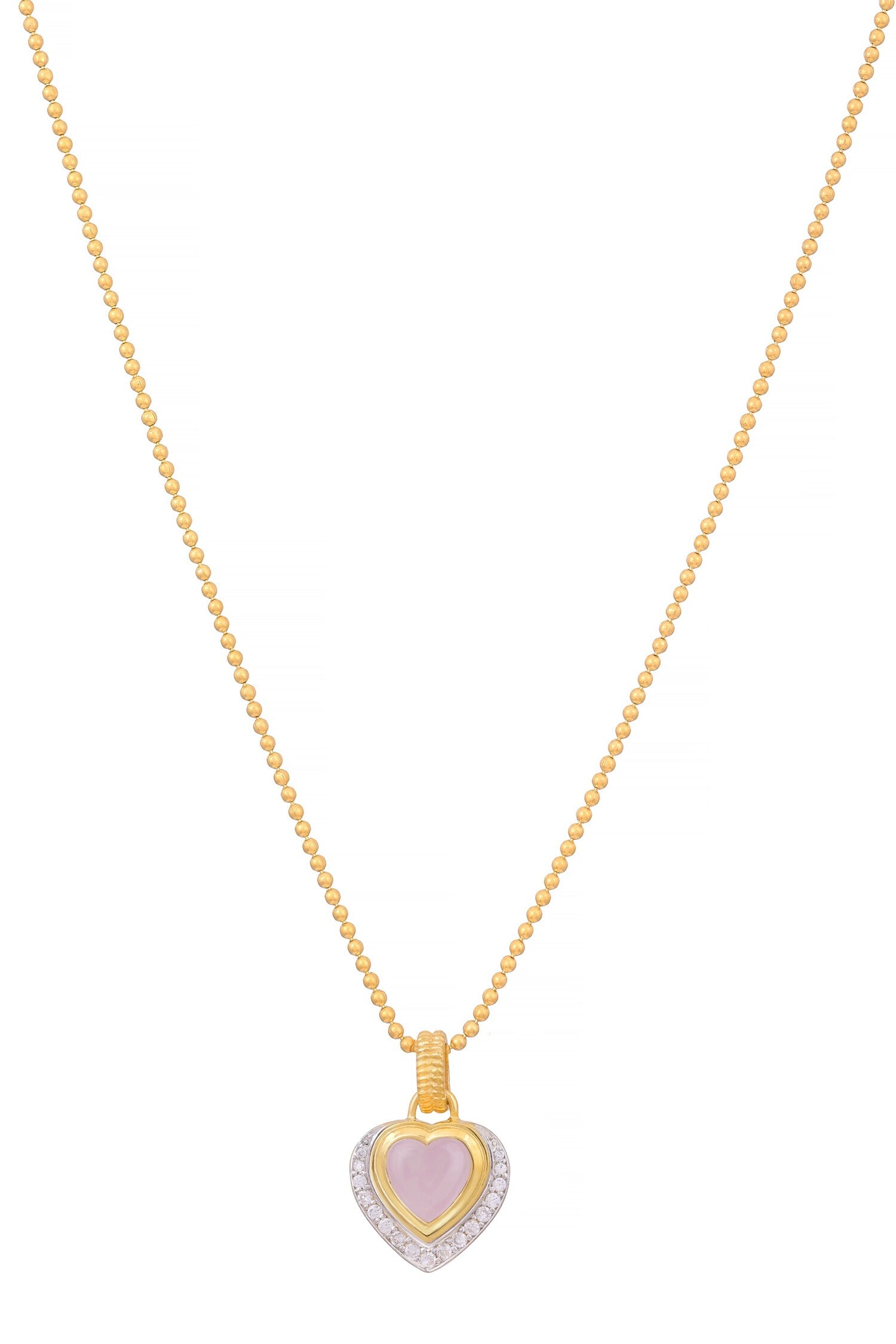 Serenity Heart Shaped Pendant Necklace 