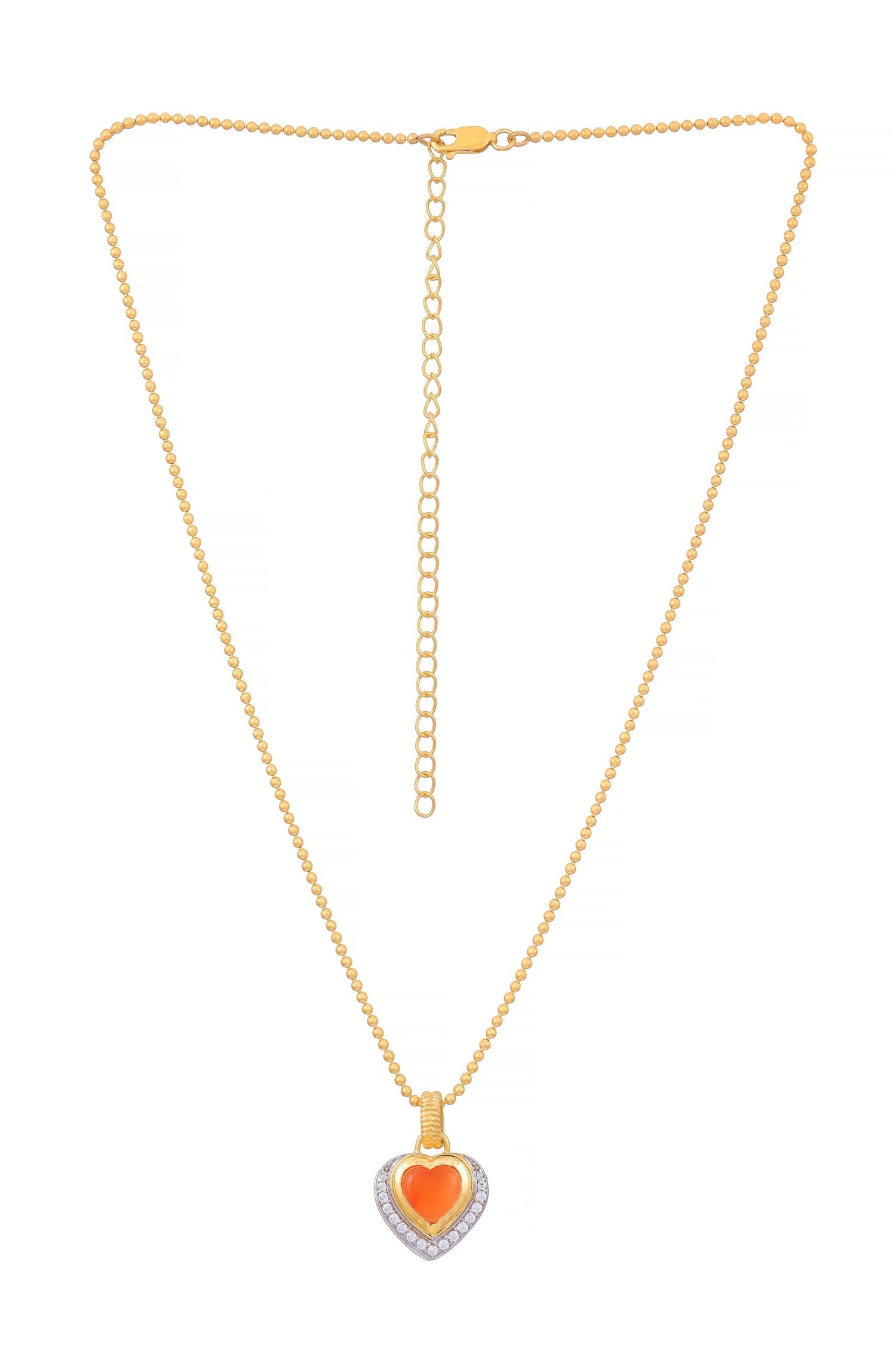 Serenity Rose Quartz Embellished Pendant Necklace 