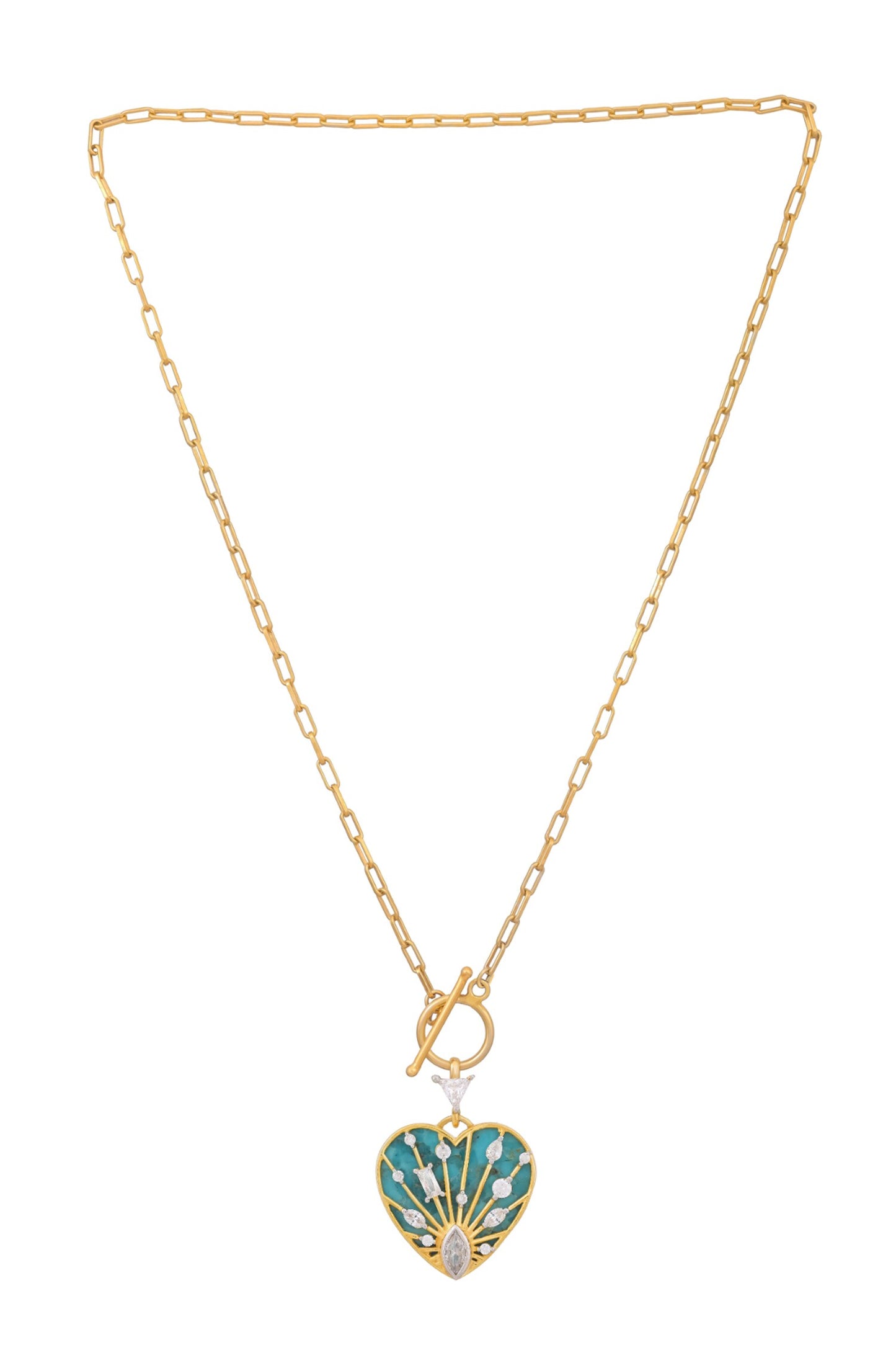 Glow Radiance Heart Pendant Necklace 