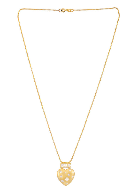 Starlit Heart Pendant Necklace 