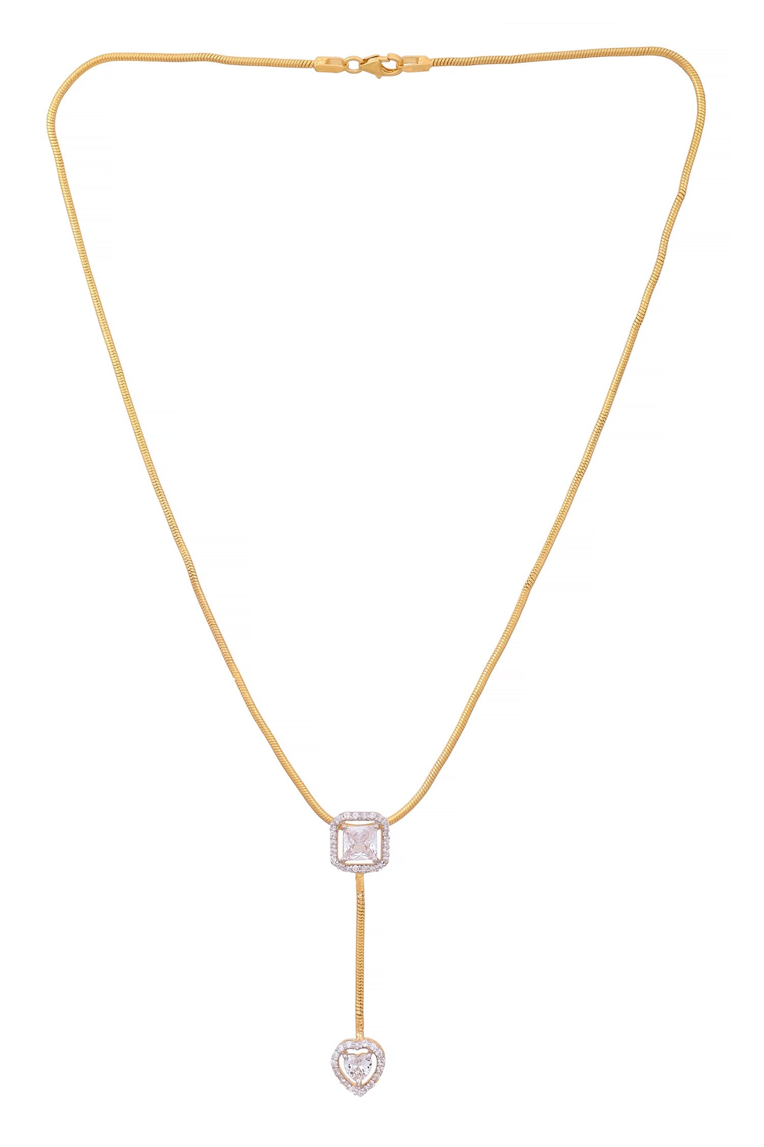 Drop Chain Pendant Necklace 