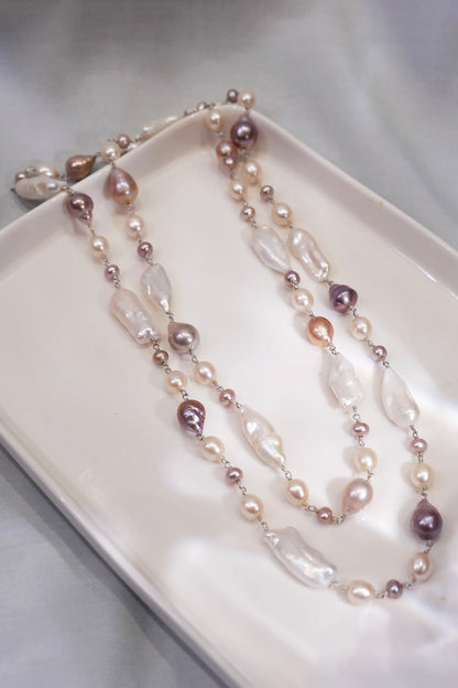 Freshwater Pearl Long Necklace 