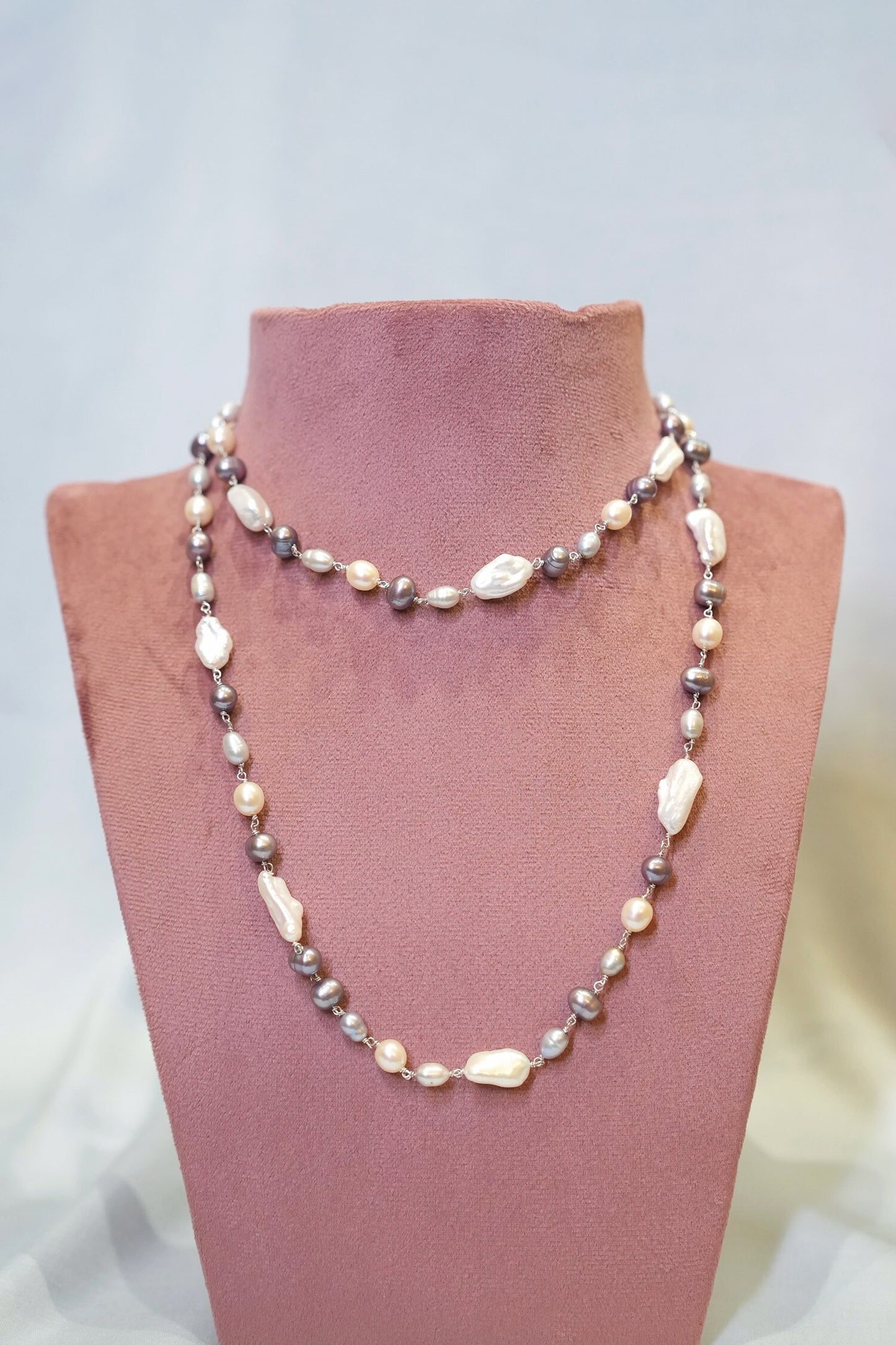 Freshwater Pearl Long Necklace 