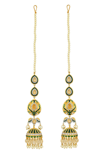 Citirne & Meenakari Jhumkas 