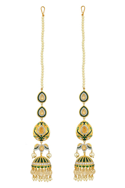 Citirne & Meenakari Jhumkas 