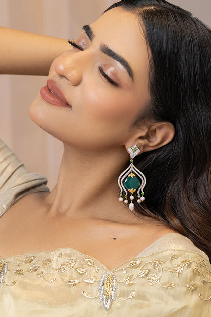 Aafreen Moissanite Embellished Earrings 