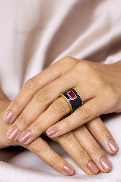 Enamelled Ring 