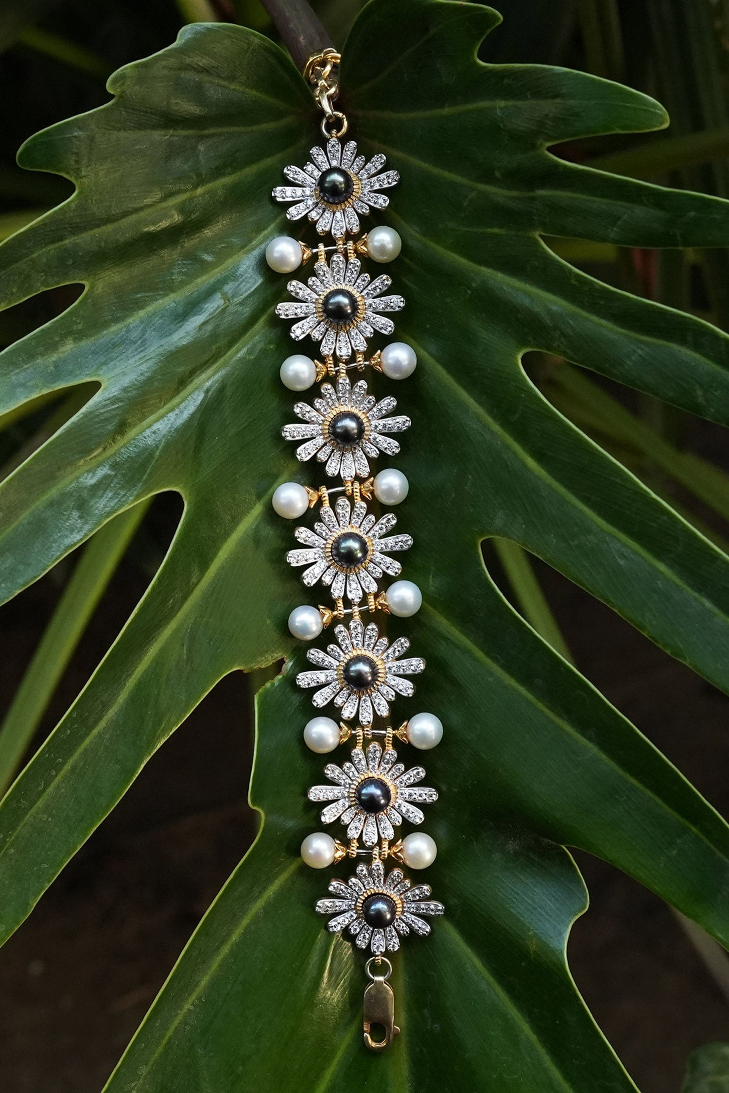 Mabel Pearl Embellished Bracelet 