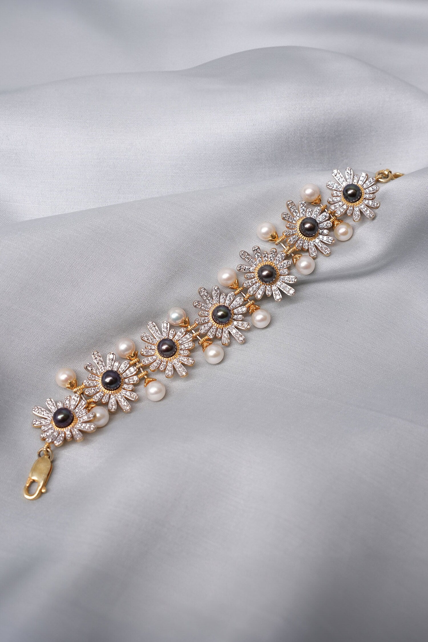 Mabel Pearl Embellished Bracelet 