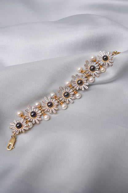 Mabel Pearl Embellished Bracelet 