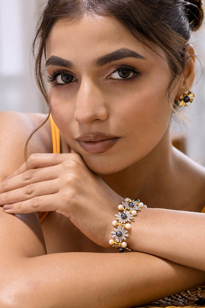 Mabel Pearl Embellished Bracelet 