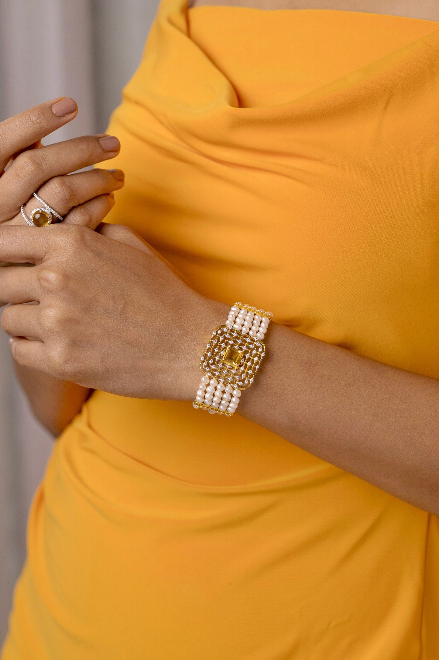 Inspirit Maze Embellished Bracelet 