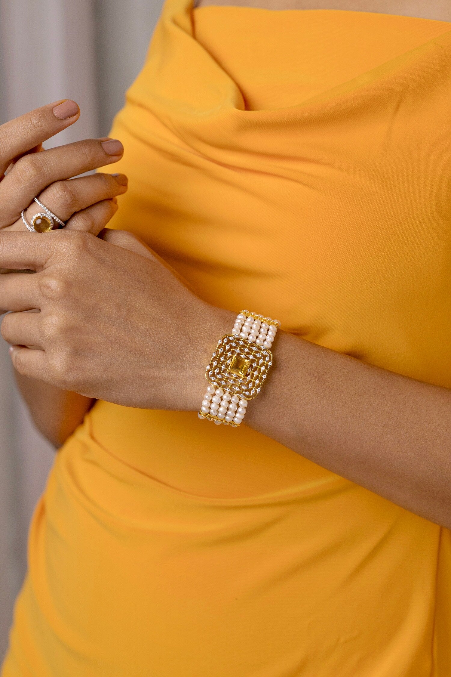 Inspirit Maze Embellished Bracelet 