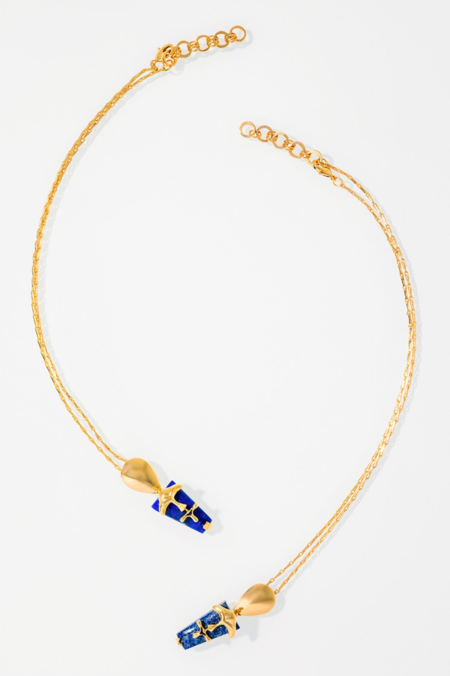 The Lazuli Sculpt Pendant Necklace 