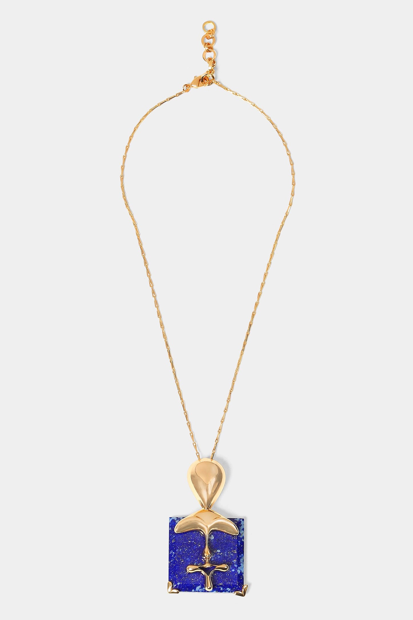 The XL Lazuli Sculpt Pendant Necklace 