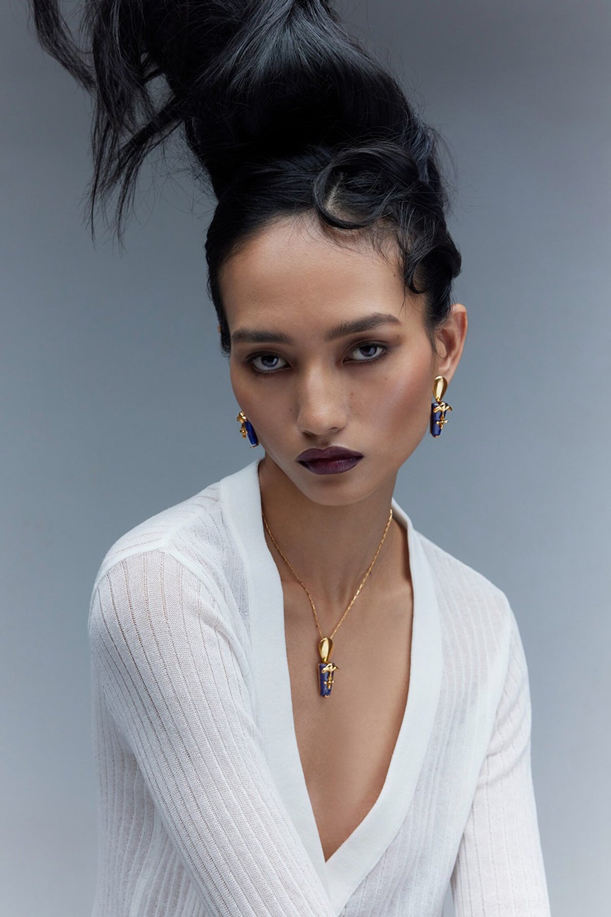 The Lazuli Sculpt Earrings 