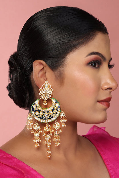 Meenakari Embellished Chandbalis 