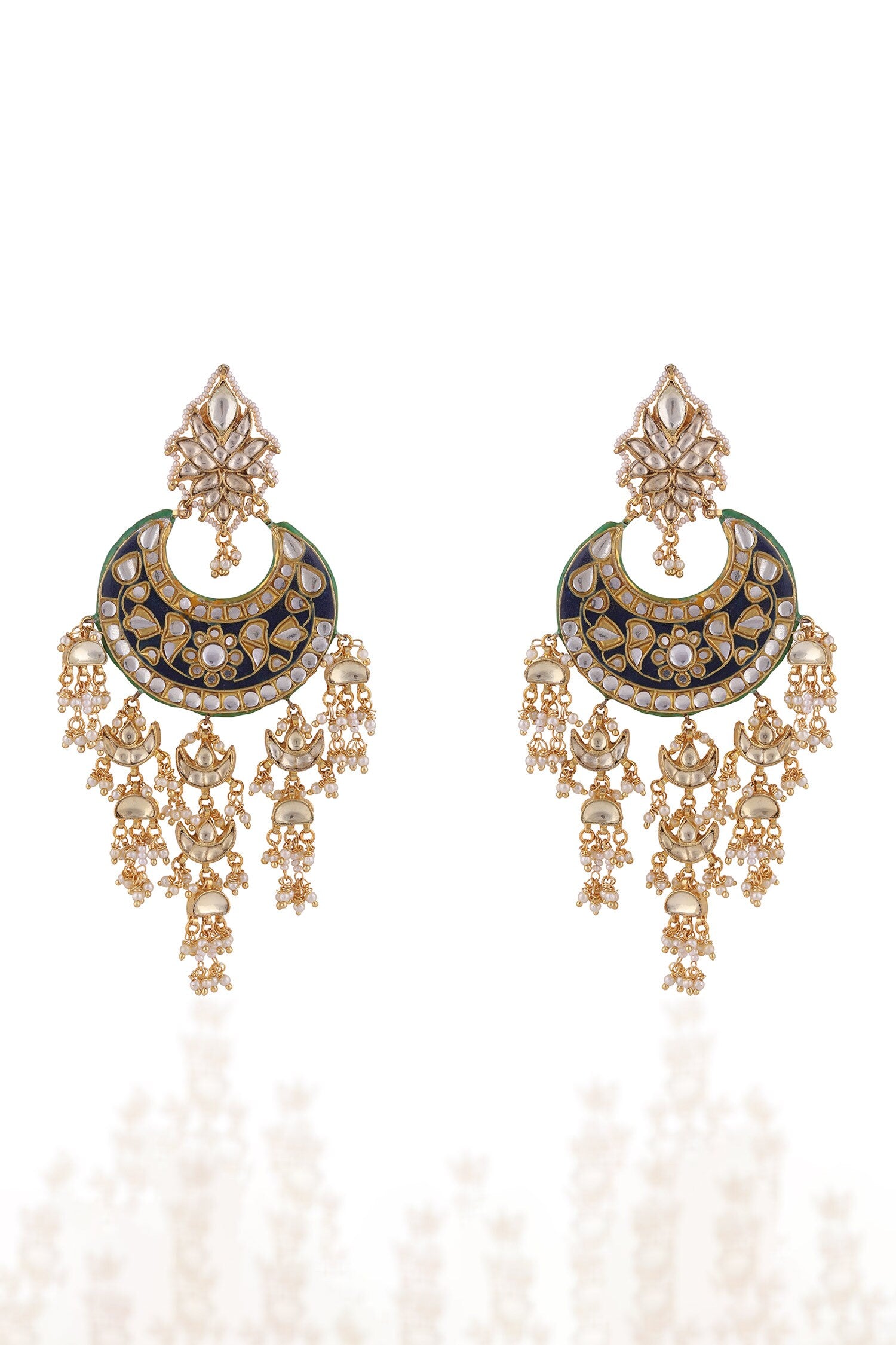 Meenakari Embellished Chandbalis 