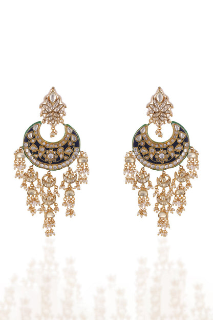 Meenakari Embellished Chandbalis 