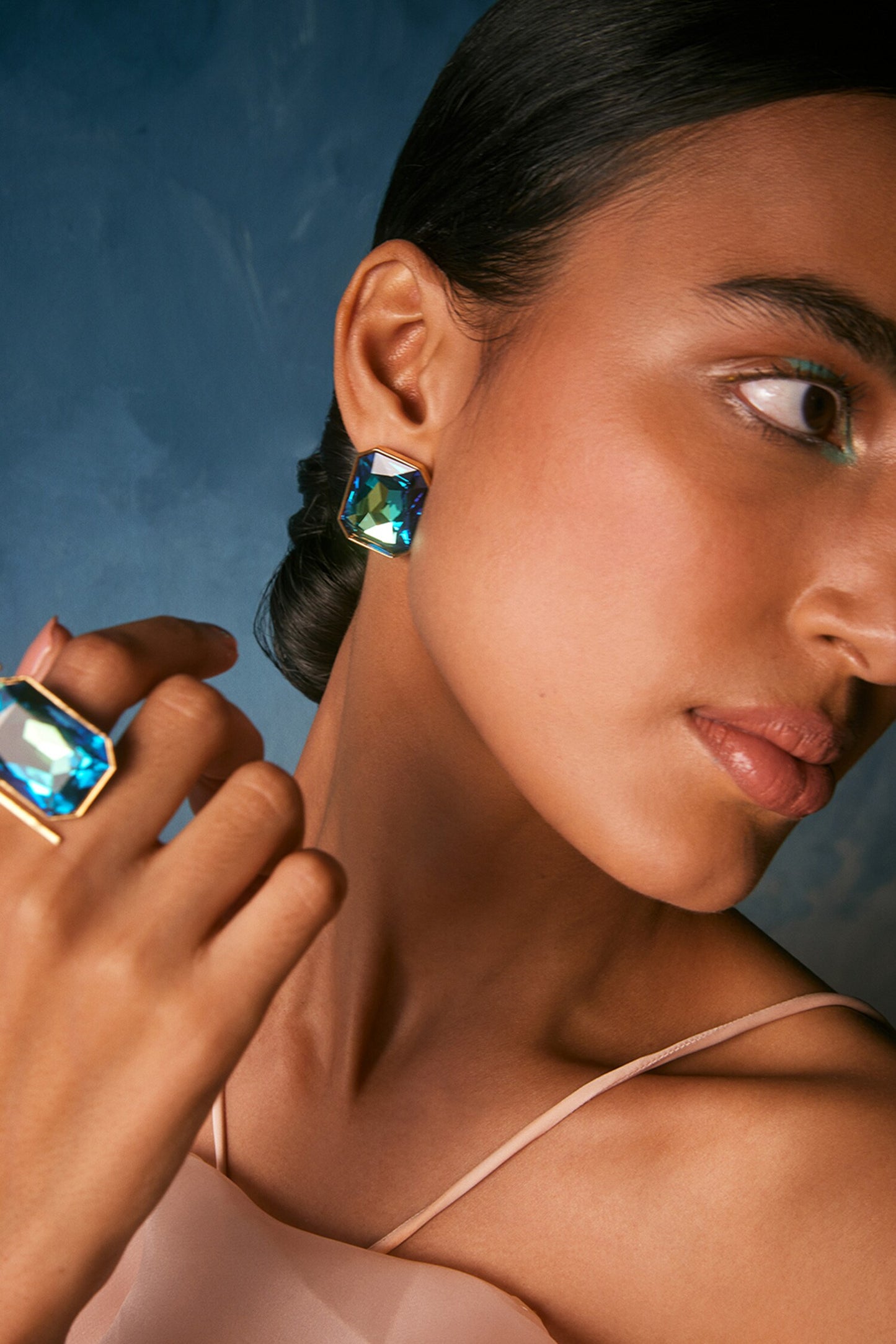 Radiance Swarovski Embellished Cocktail Ring 