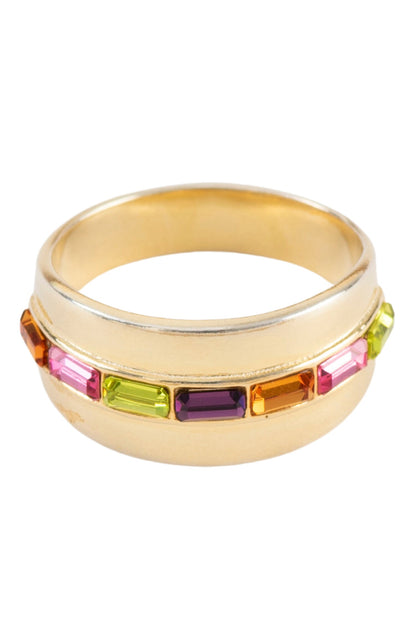 Elysian Swarovski Embellished Strand Ring 