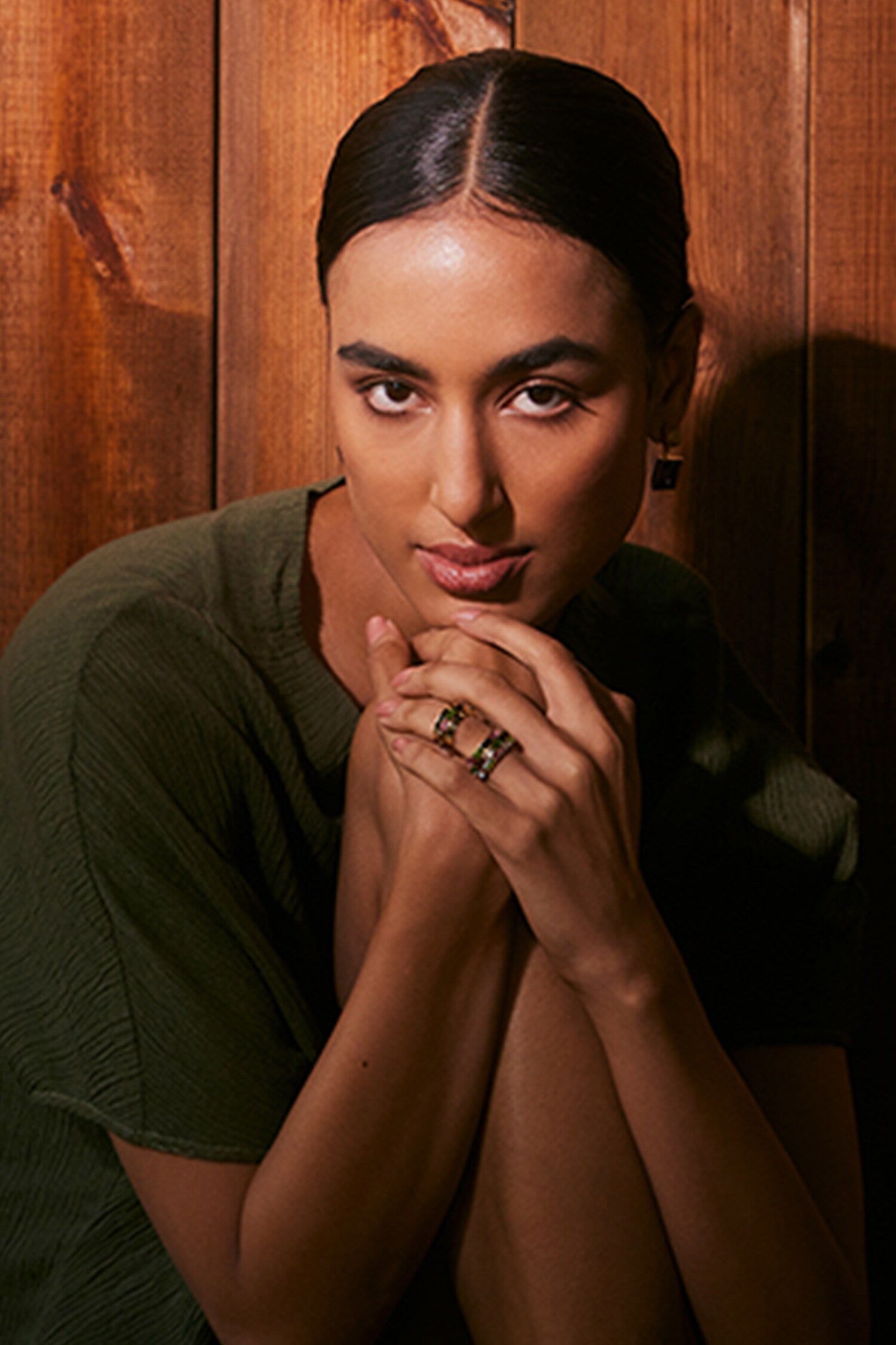 Elysian Swarovski Embellished Strand Ring 