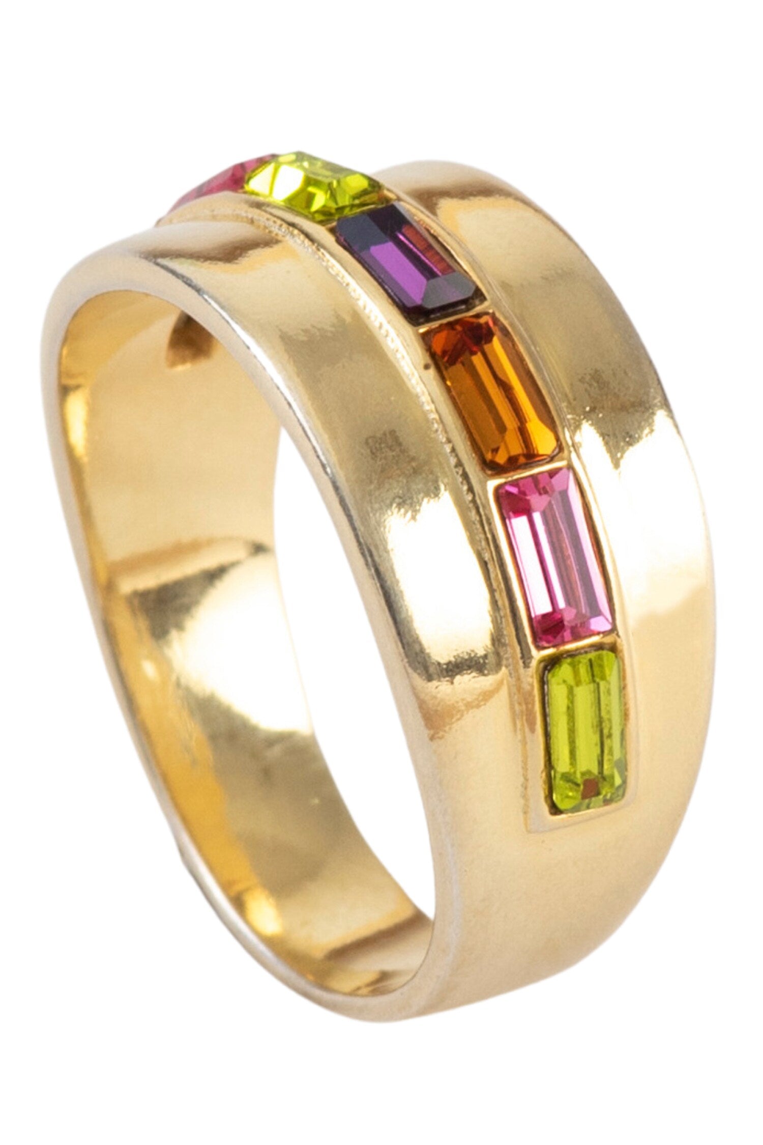 Elysian Swarovski Embellished Strand Ring 