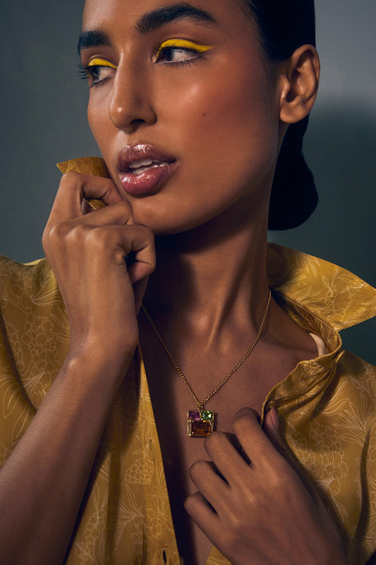 Elysian Swarovski Embellished Pendant Necklace 