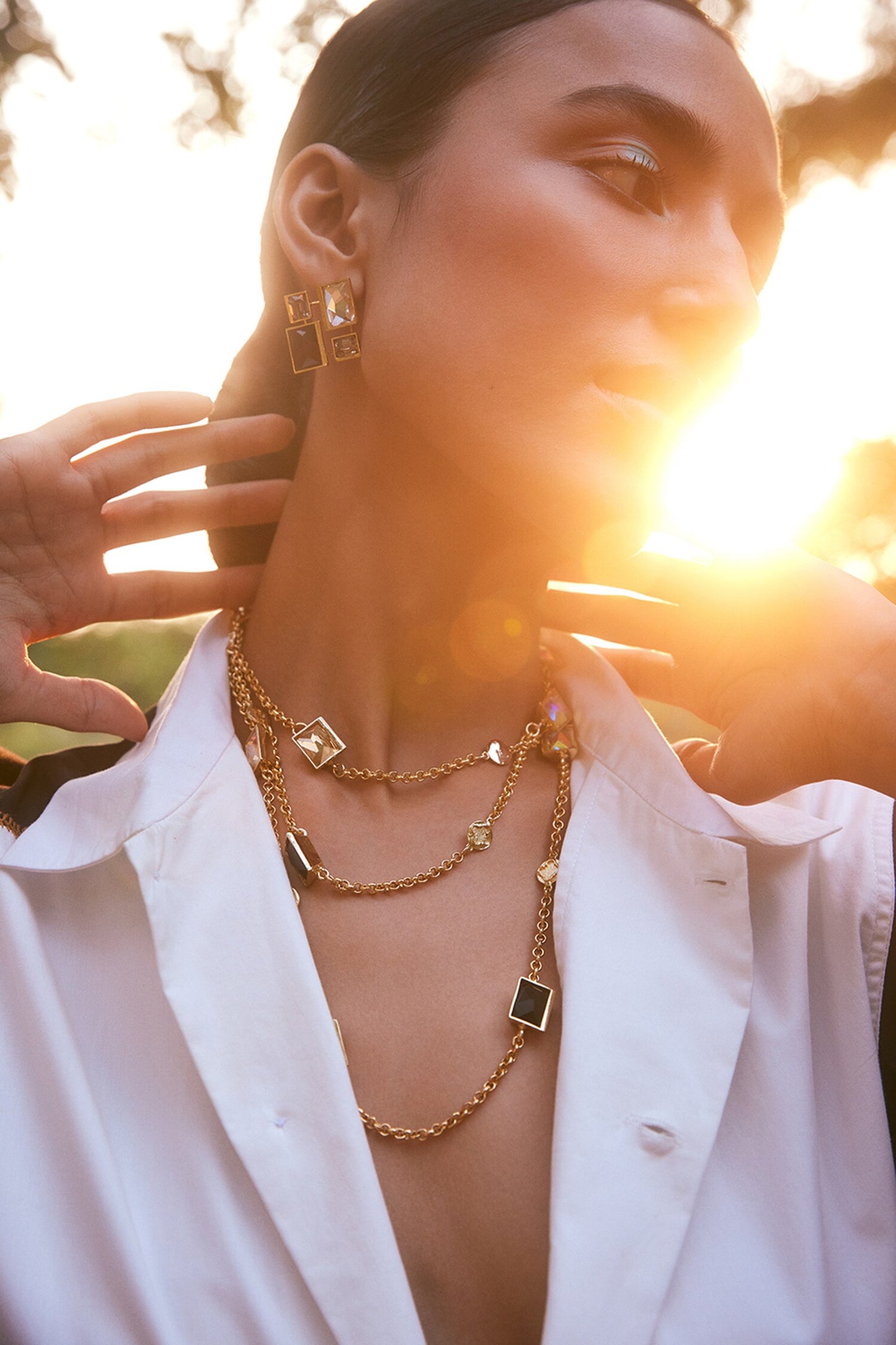 Elysian Swarovski Embellished Necklace 