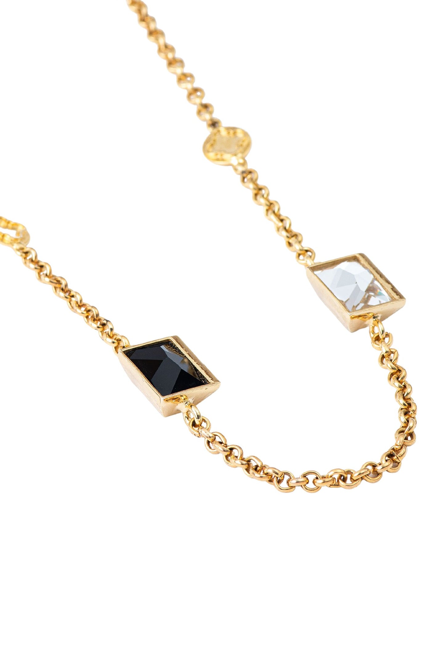 Elysian Swarovski Embellished Monochrome Necklace 