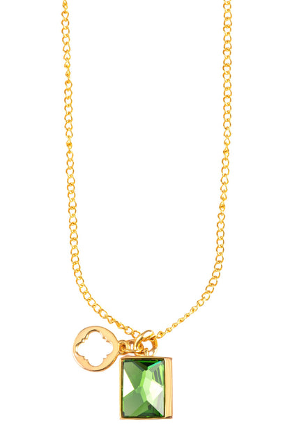 Sirius Contrast Swarovski Embellished Necklace 