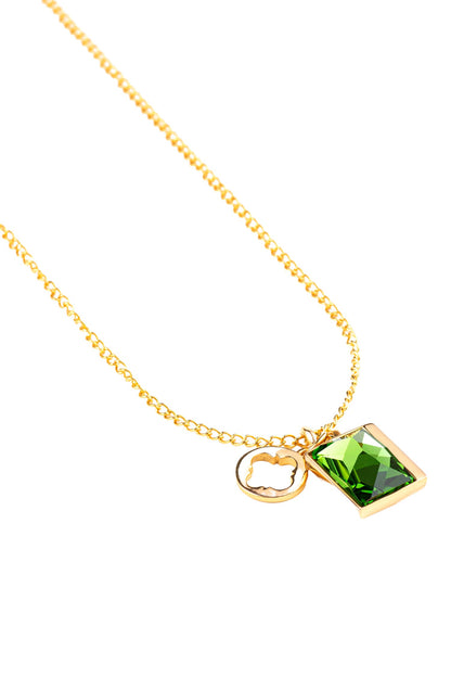 Sirius Contrast Swarovski Embellished Necklace 