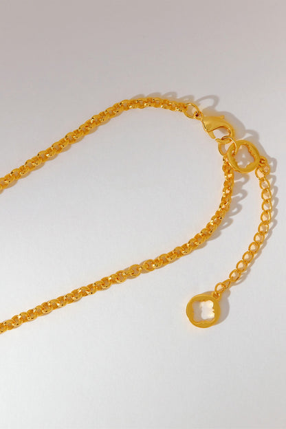 Hexa Swarovski Embellished Pendant Necklace 
