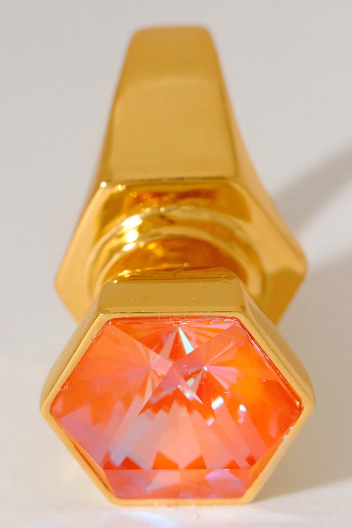 Hexa Crystal Embellished Ring 