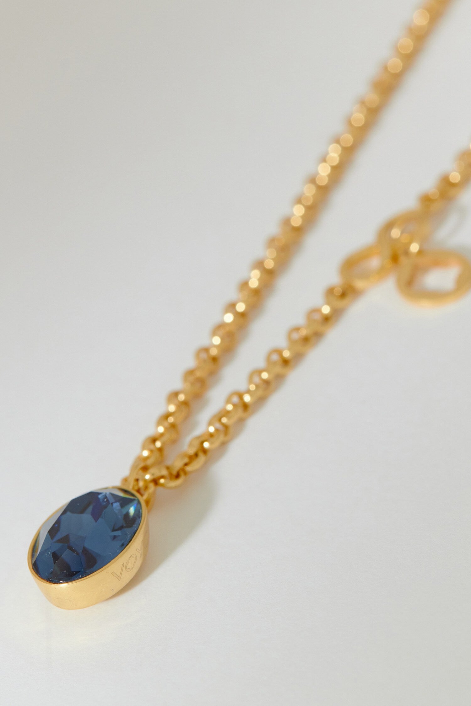Elysian Swarovski Double Crystal Pendant Necklace 