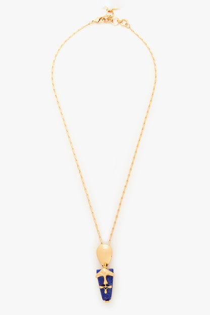 The Lazuli Sculpt Pendant Necklace 