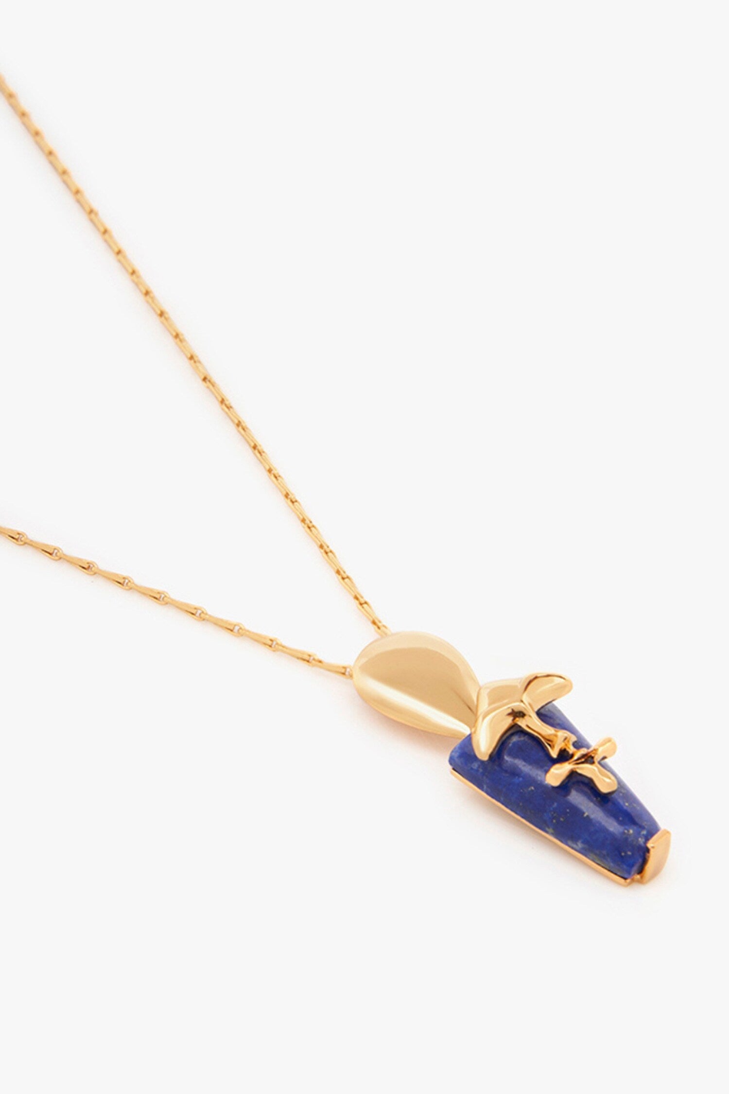The Lazuli Sculpt Pendant Necklace 