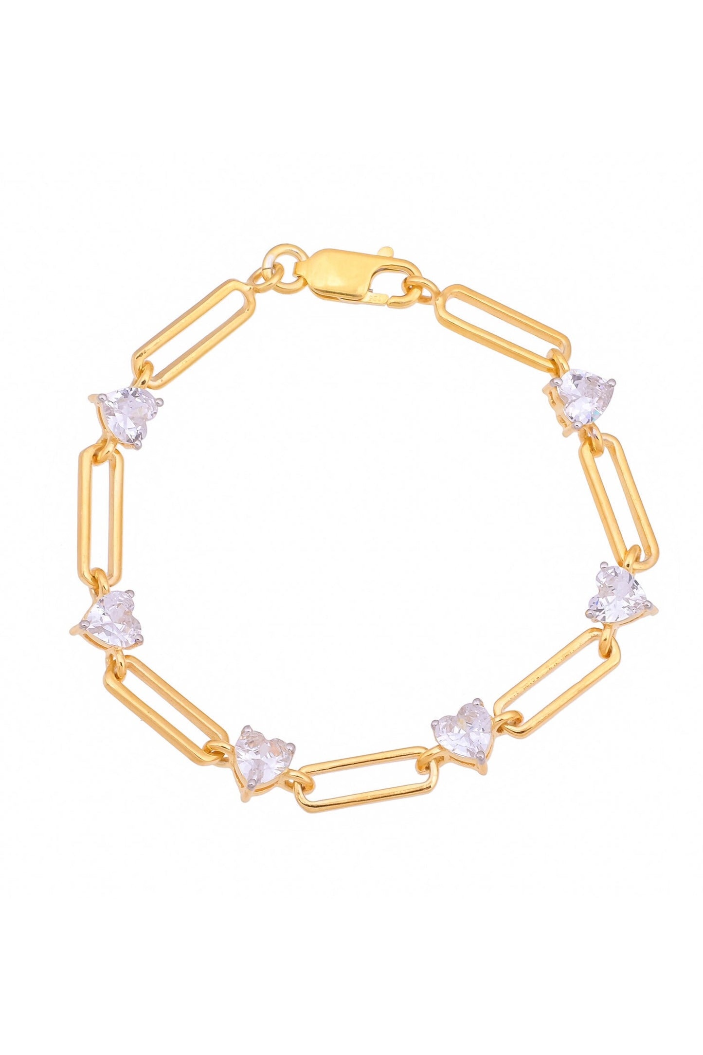 Eternal Heart Chain Link Bracelet 