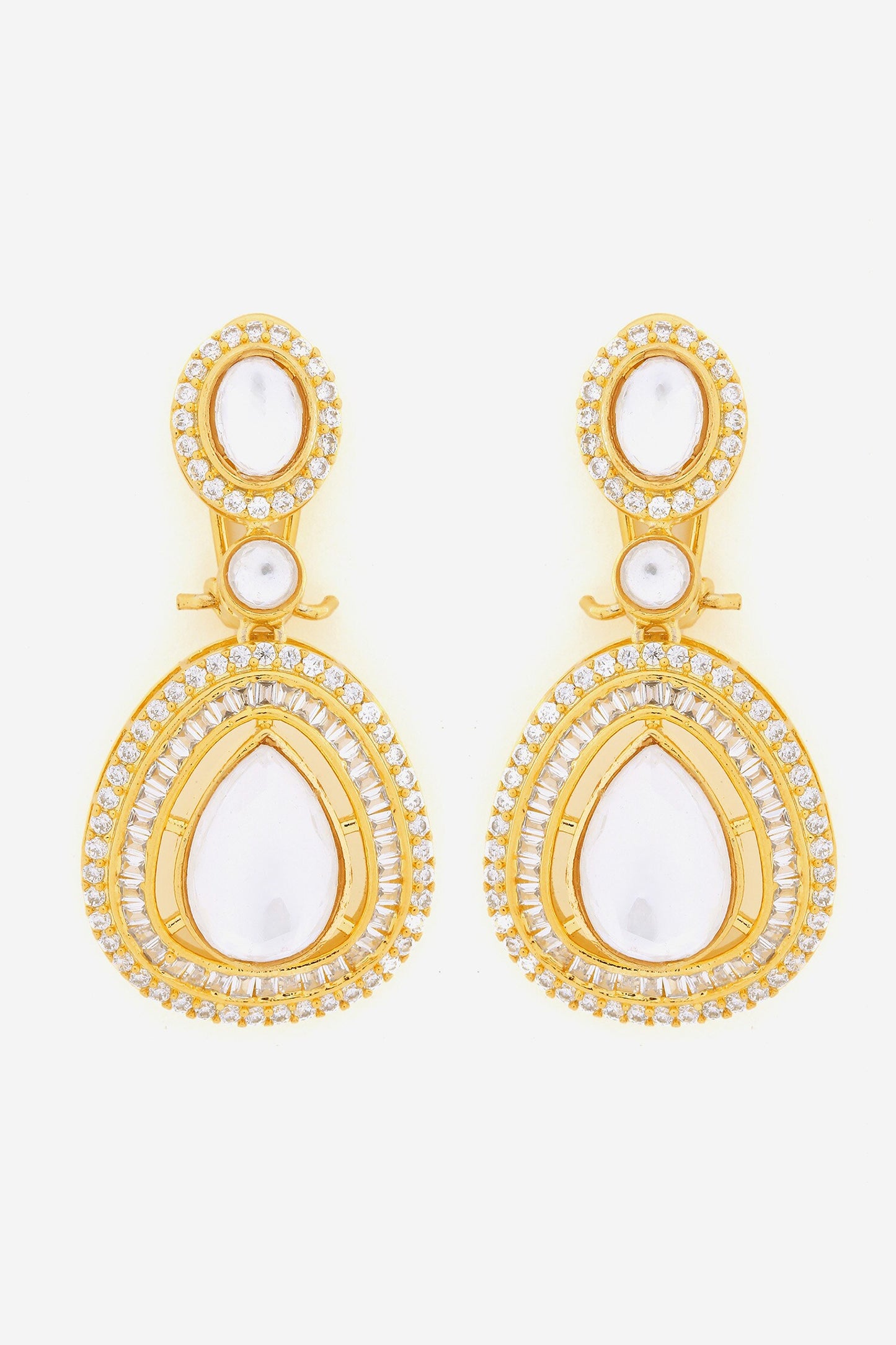 Kundan Embellished Dangler Earrings 